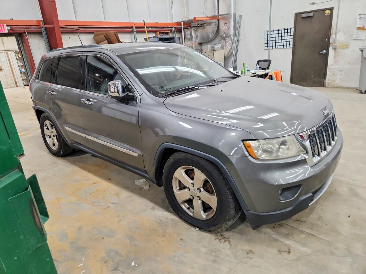 2012 Jeep Grand Cherokee Overland Gray vin: 1C4RJFCT1CC333274