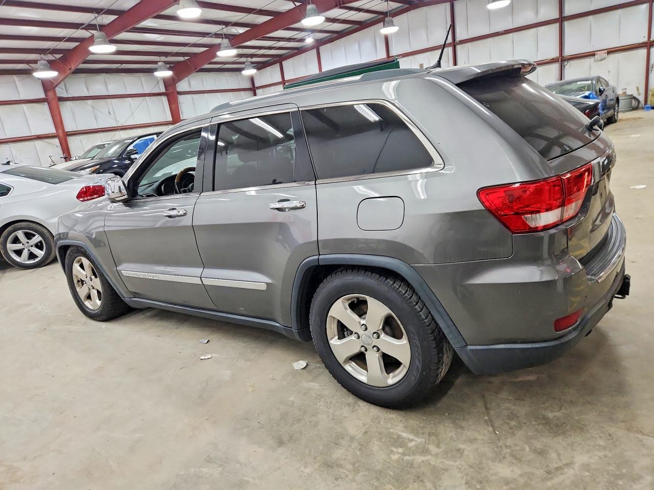 2012 Jeep Grand Cherokee Overland Gray vin: 1C4RJFCT1CC333274
