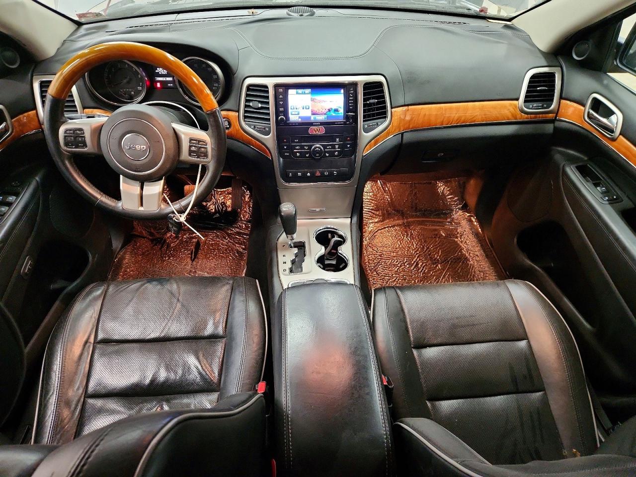 2012 Jeep Grand Cherokee Overland Gray vin: 1C4RJFCT1CC333274