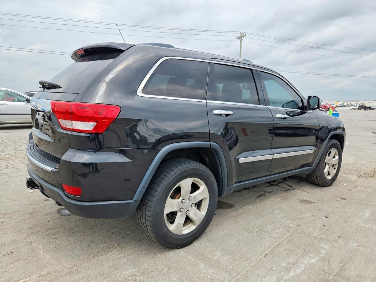 2013 Jeep Grand Cherokee Overland Black vin: 1C4RJFCT1DC639330