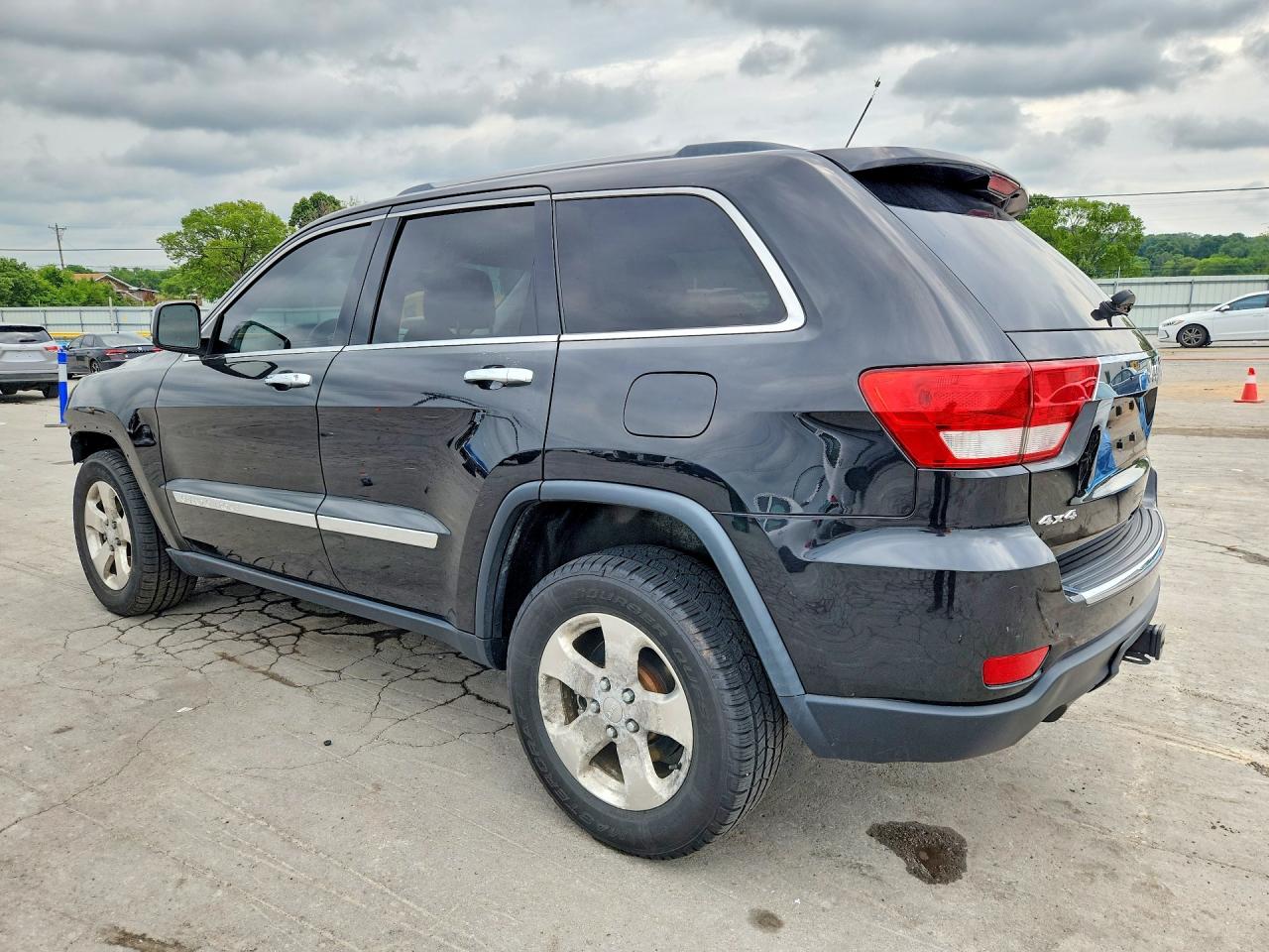 2013 Jeep Grand Cherokee Overland Black vin: 1C4RJFCT1DC639330