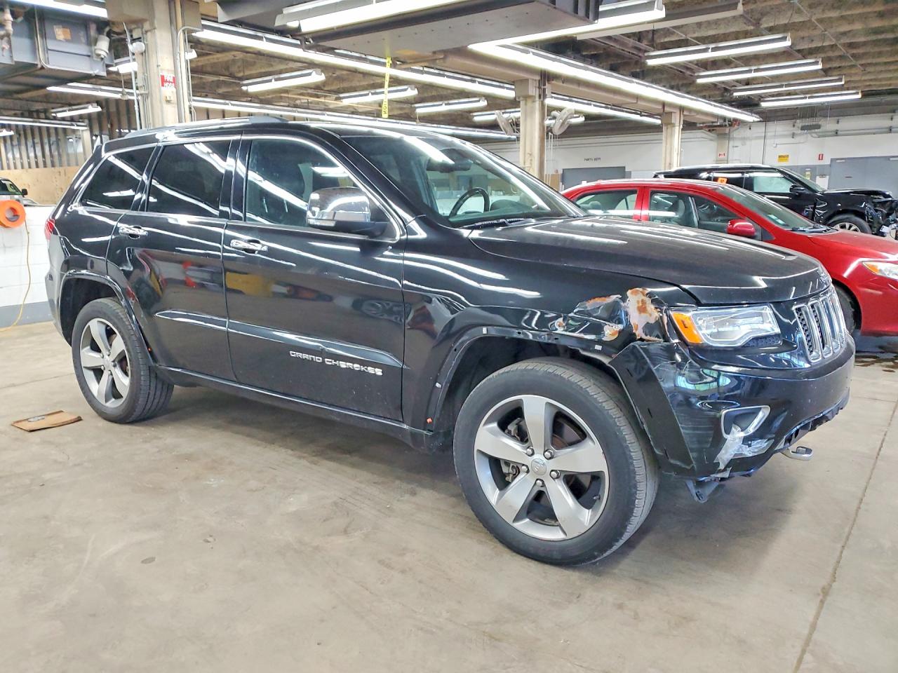 2014 Jeep Grand Cherokee Overland Black vin: 1C4RJFCT1EC197098