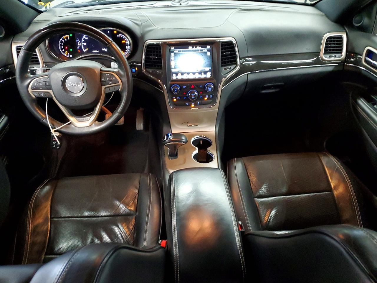 2014 Jeep Grand Cherokee Overland Black vin: 1C4RJFCT1EC197098