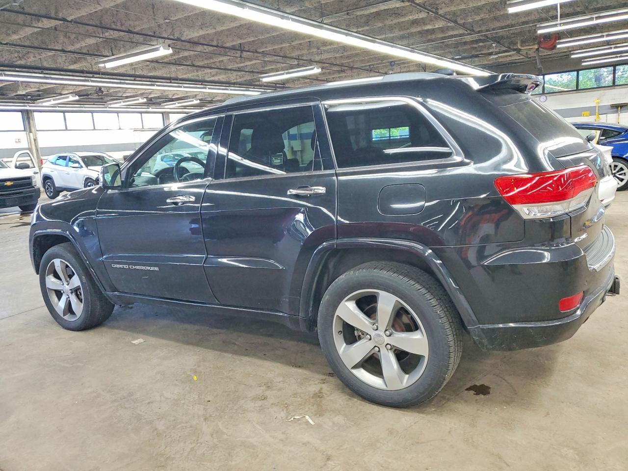 2014 Jeep Grand Cherokee Overland Black vin: 1C4RJFCT1EC197098