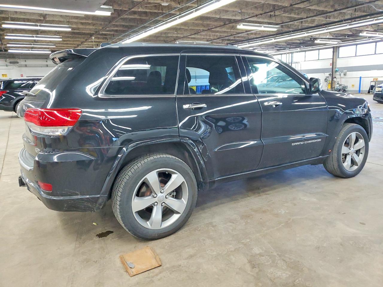 2014 Jeep Grand Cherokee Overland Black vin: 1C4RJFCT1EC197098