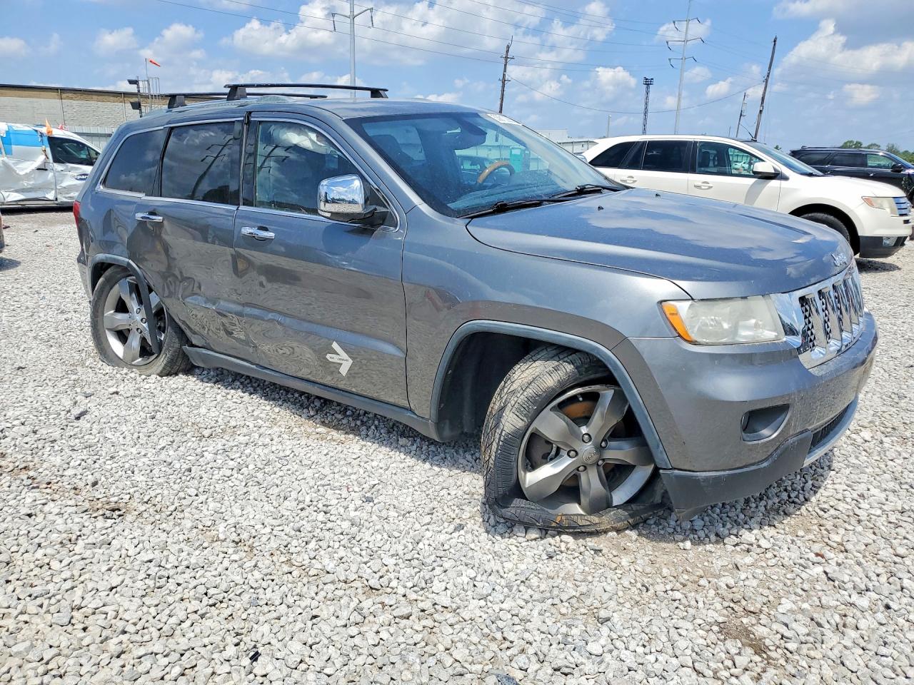 2012 Jeep Grand Cherokee Overland Gray vin: 1C4RJFCT2CC139613