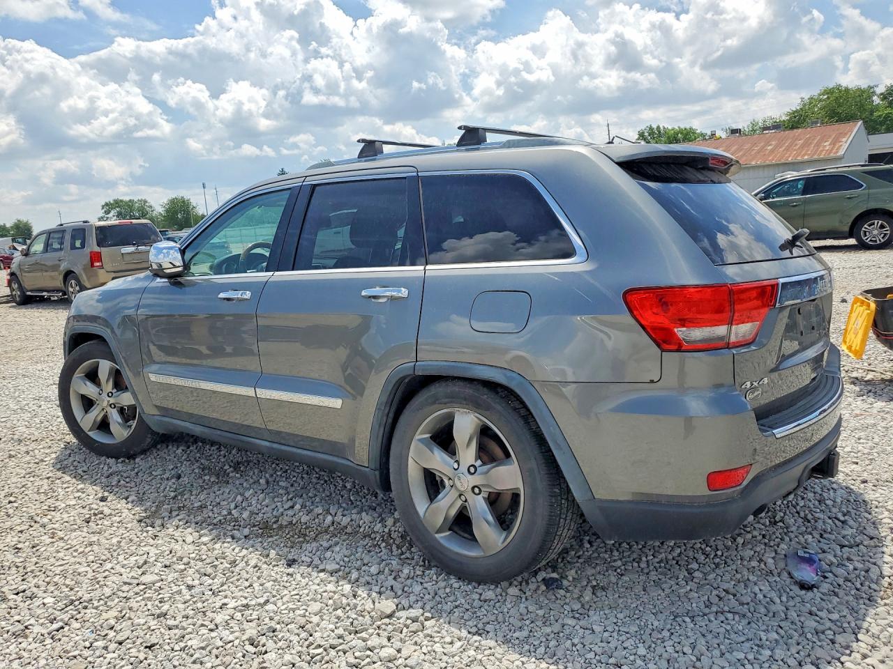 2012 Jeep Grand Cherokee Overland Gray vin: 1C4RJFCT2CC139613