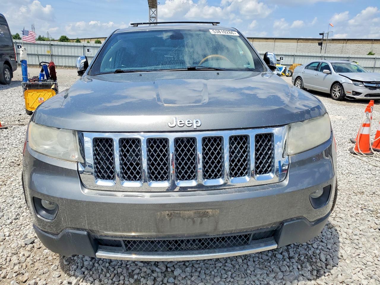 2012 Jeep Grand Cherokee Overland Gray vin: 1C4RJFCT2CC139613