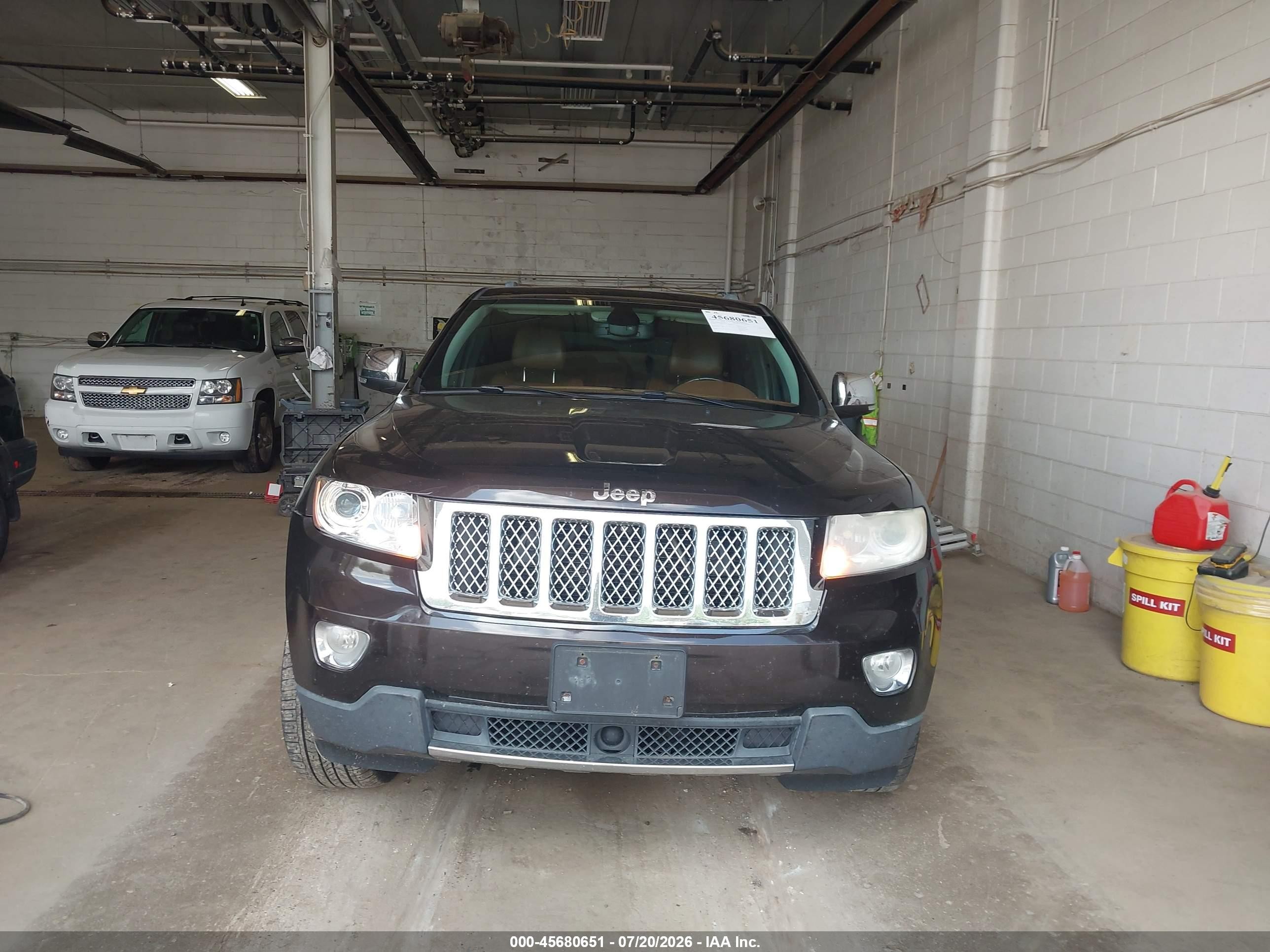 2012 Jeep Grand Cherokee Overland Brown vin: 1C4RJFCT2CC191923