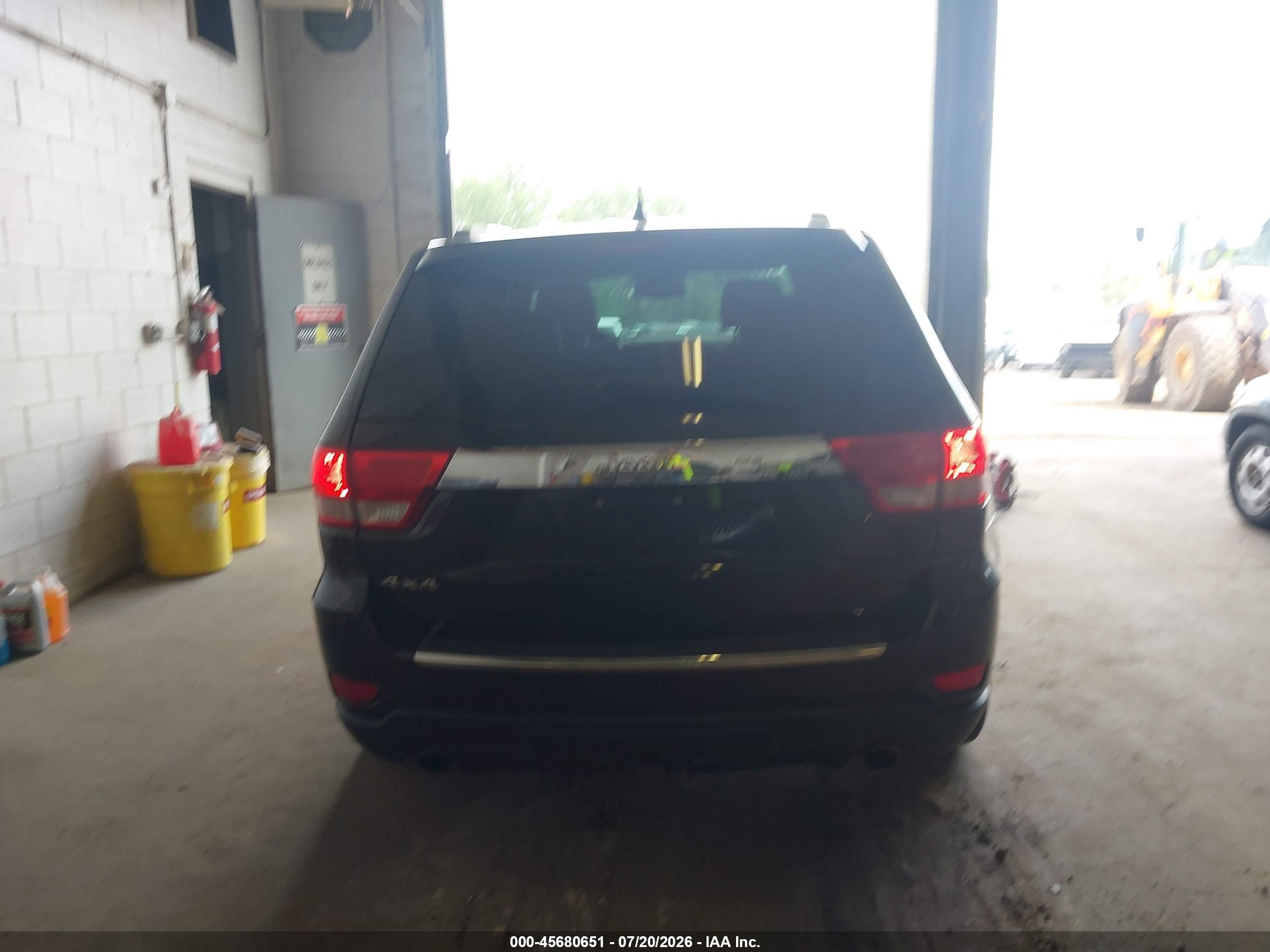 2012 Jeep Grand Cherokee Overland Brown vin: 1C4RJFCT2CC191923