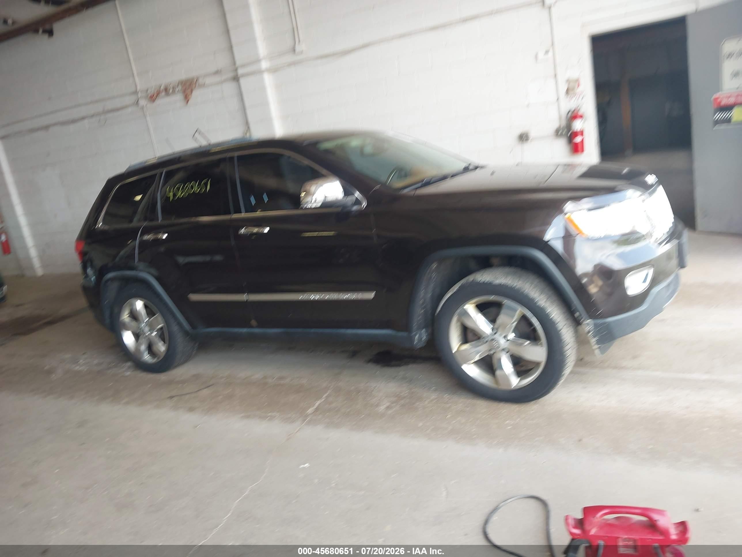2012 Jeep Grand Cherokee Overland Brown vin: 1C4RJFCT2CC191923