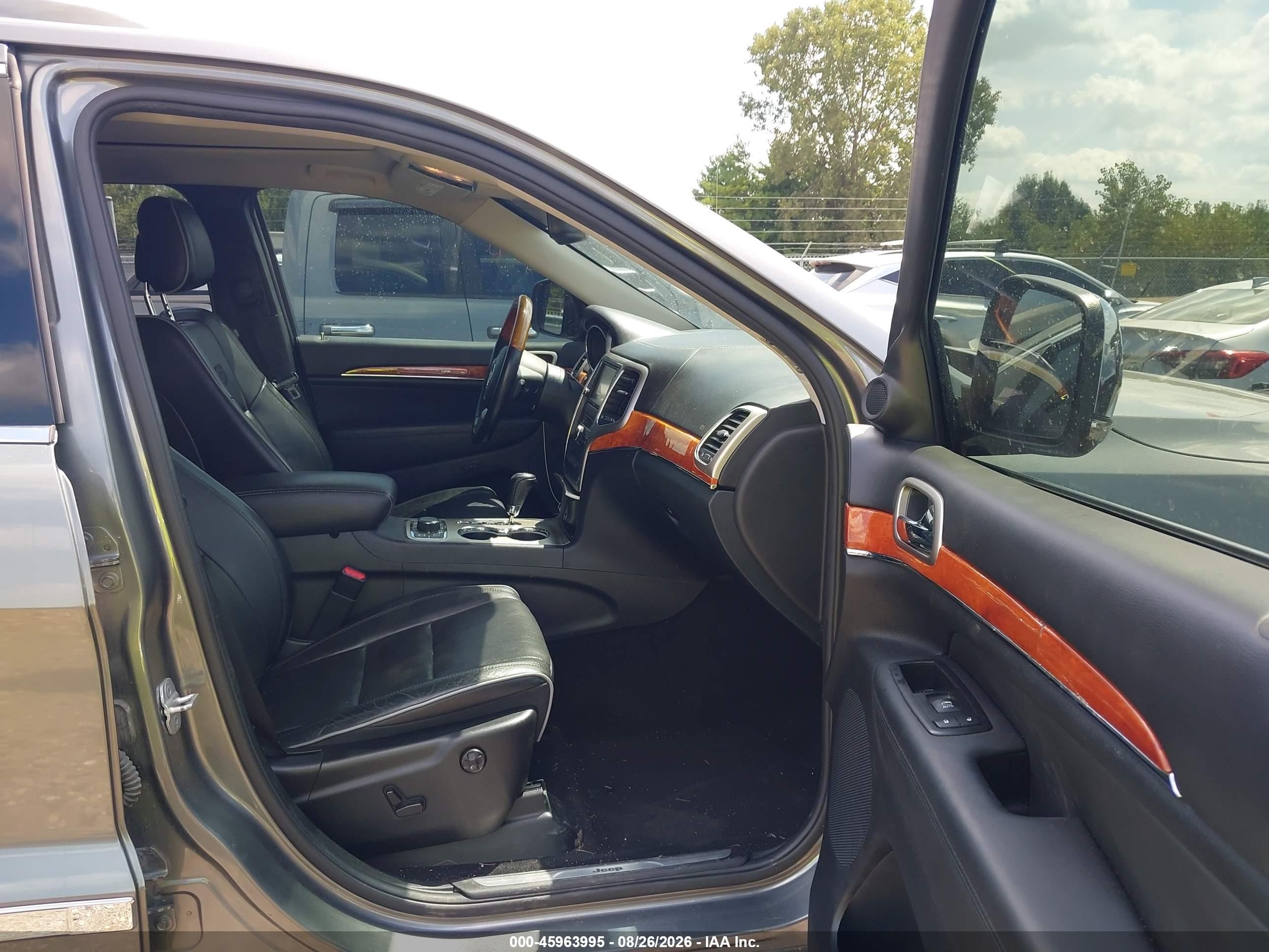 2012 Jeep Grand Cherokee Overland Gray vin: 1C4RJFCT2CC194272