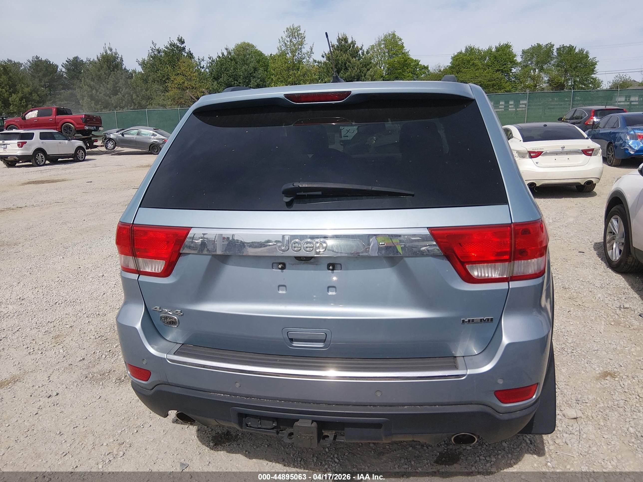 2012 Jeep Grand Cherokee Overland Синий vin: 1C4RJFCT2CC325619
