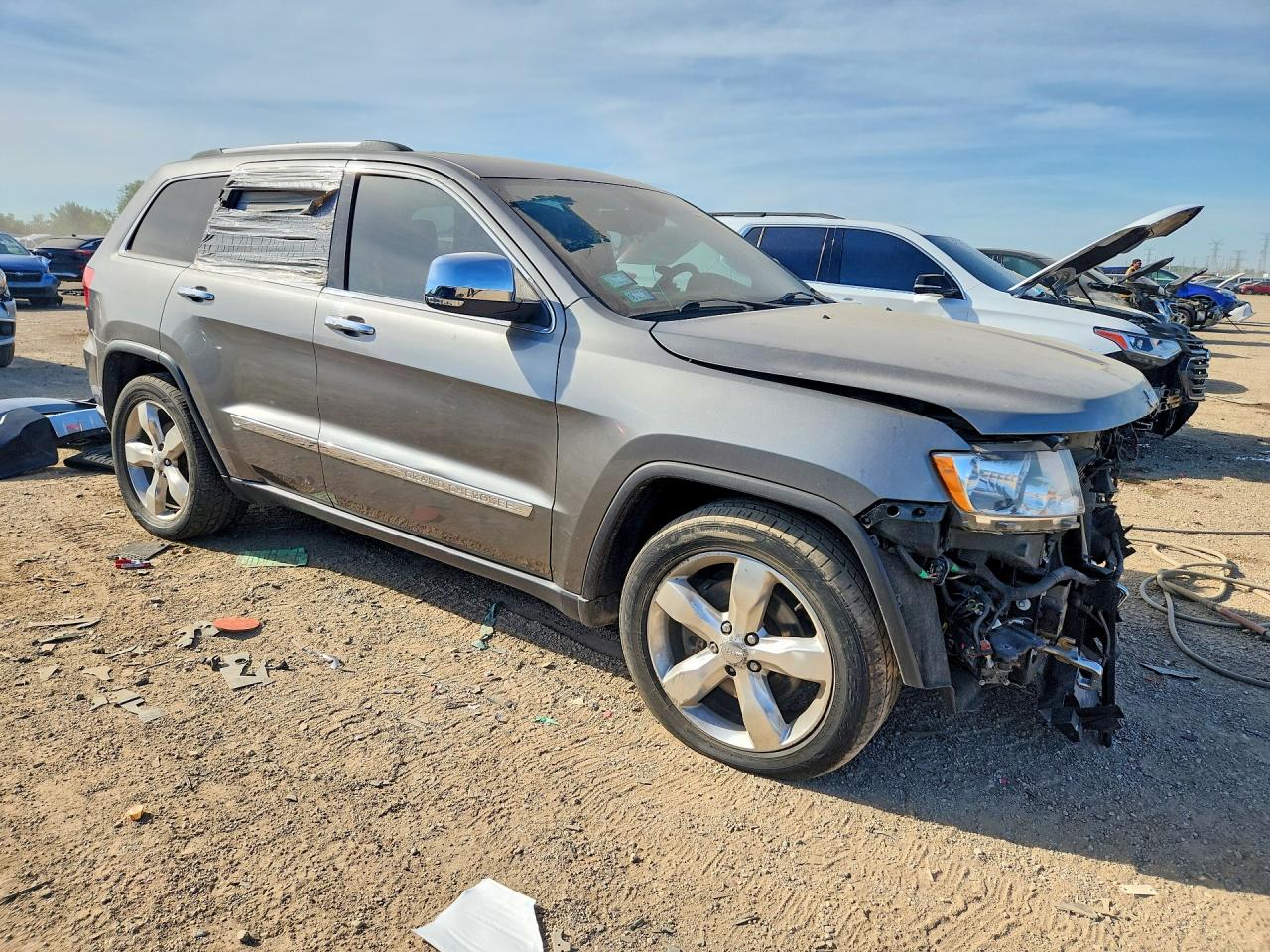 2012 Jeep Grand Cherokee Overland Серый vin: 1C4RJFCT2CC344686