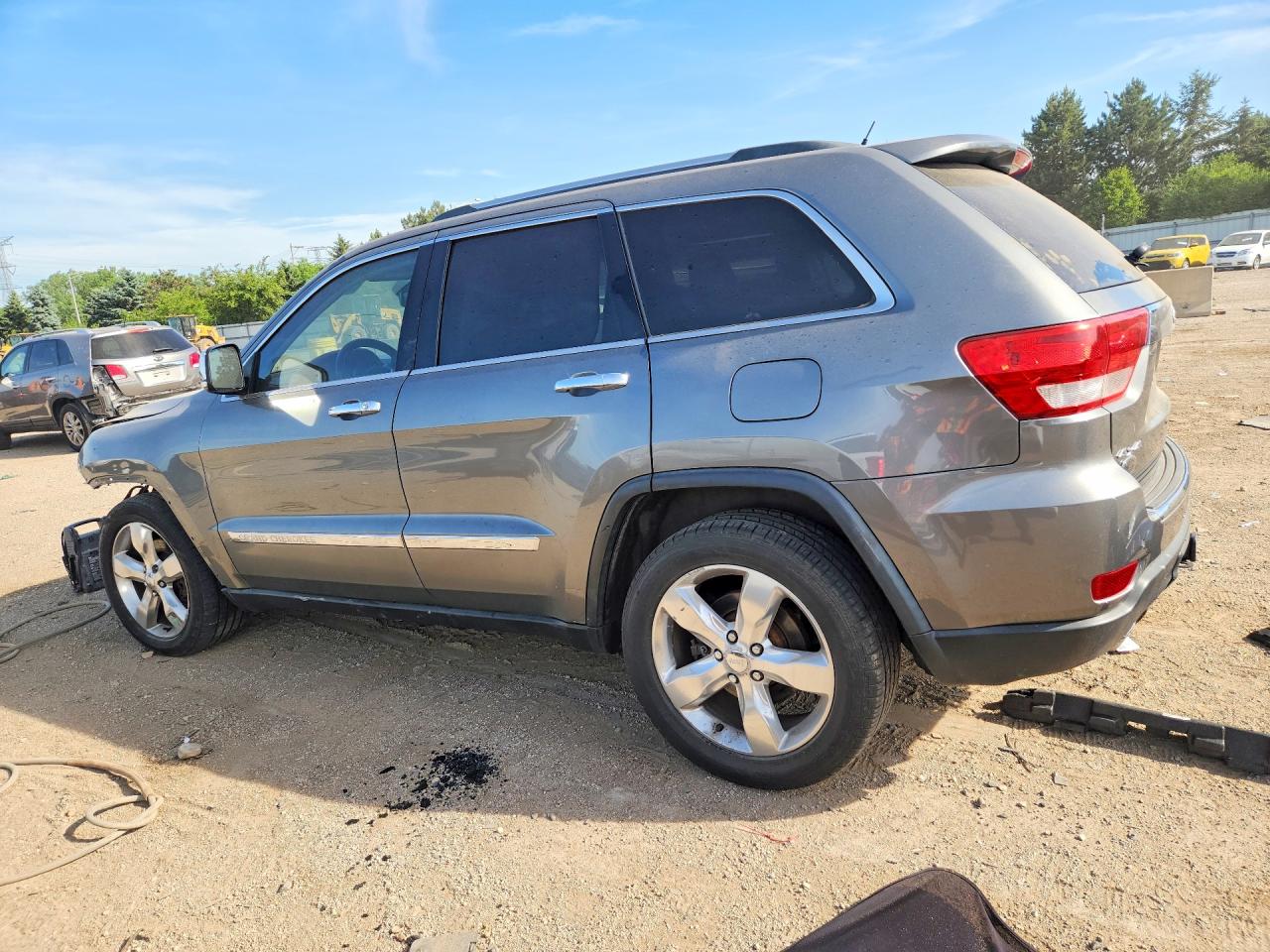 2012 Jeep Grand Cherokee Overland Серый vin: 1C4RJFCT2CC344686