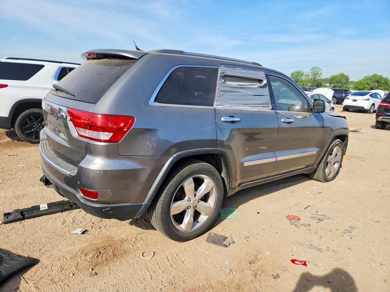 2012 Jeep Grand Cherokee Overland Серый vin: 1C4RJFCT2CC344686