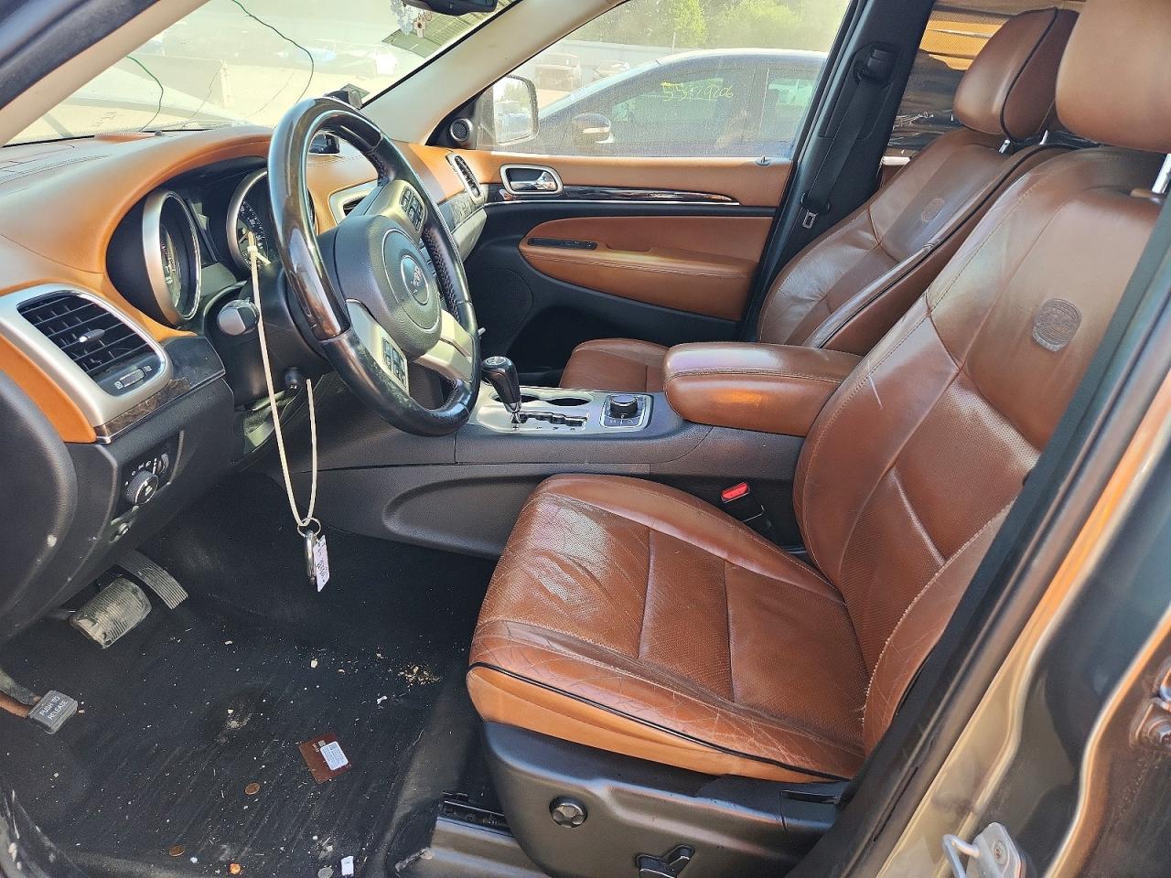 2012 Jeep Grand Cherokee Overland Серый vin: 1C4RJFCT2CC344686