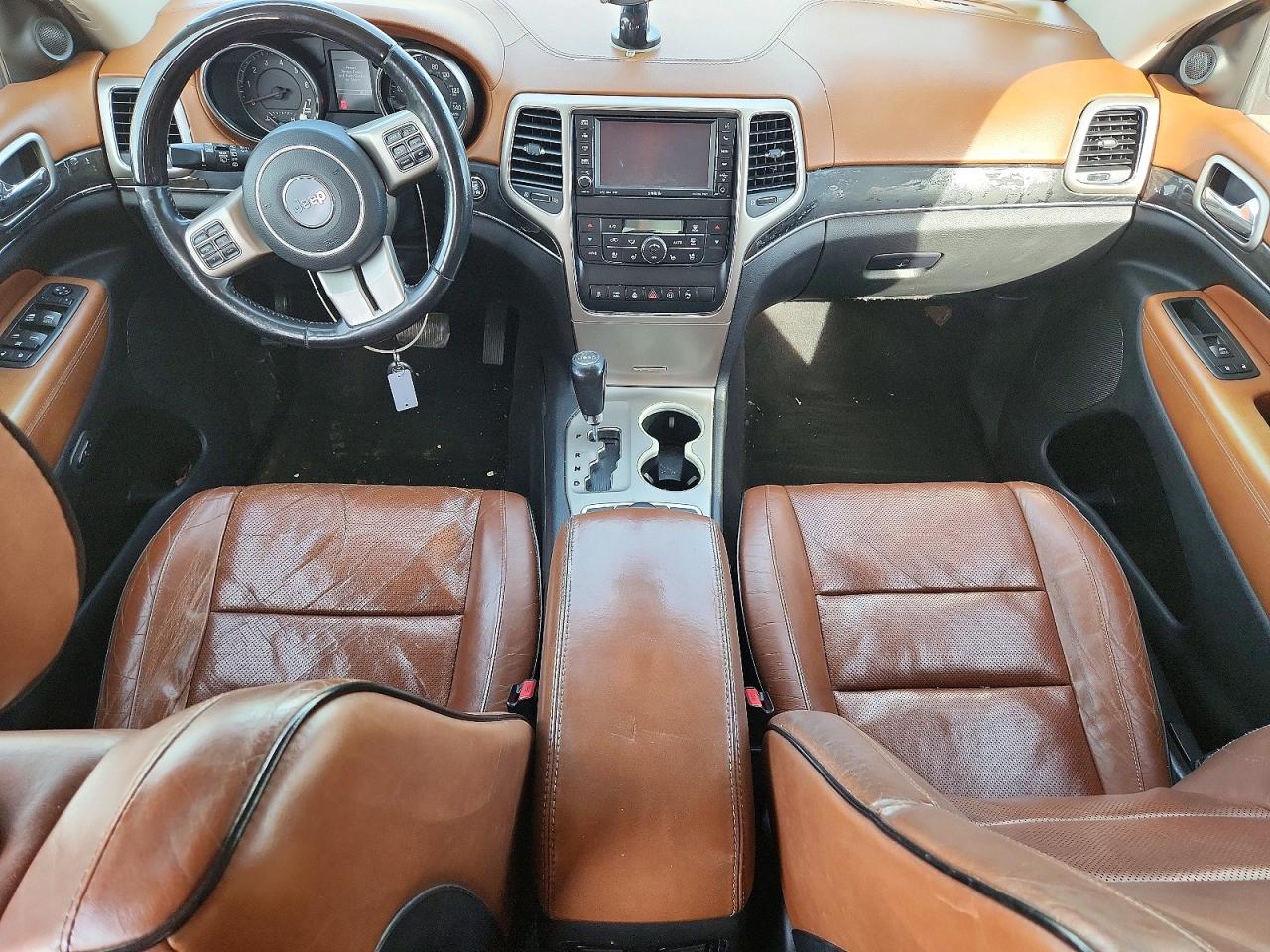 2012 Jeep Grand Cherokee Overland Серый vin: 1C4RJFCT2CC344686