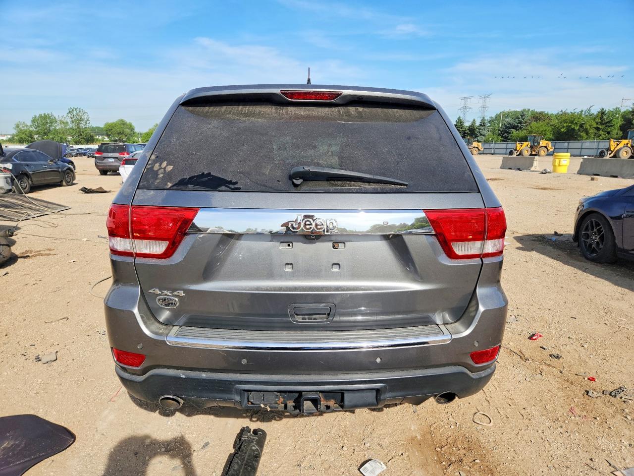 2012 Jeep Grand Cherokee Overland Серый vin: 1C4RJFCT2CC344686