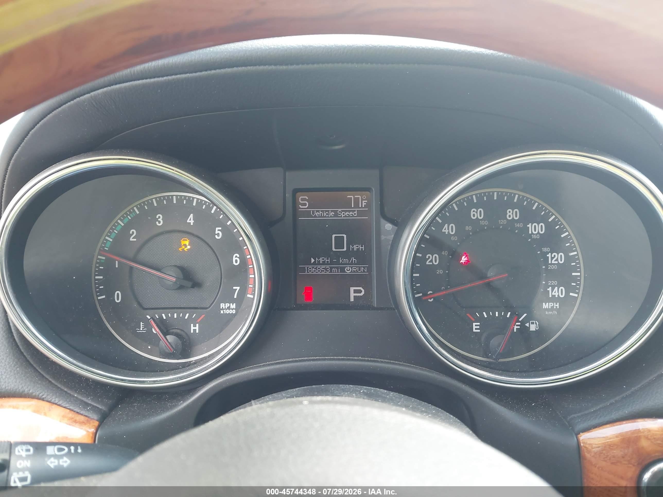 2013 Jeep Grand Cherokee Overland Silver vin: 1C4RJFCT2DC525000