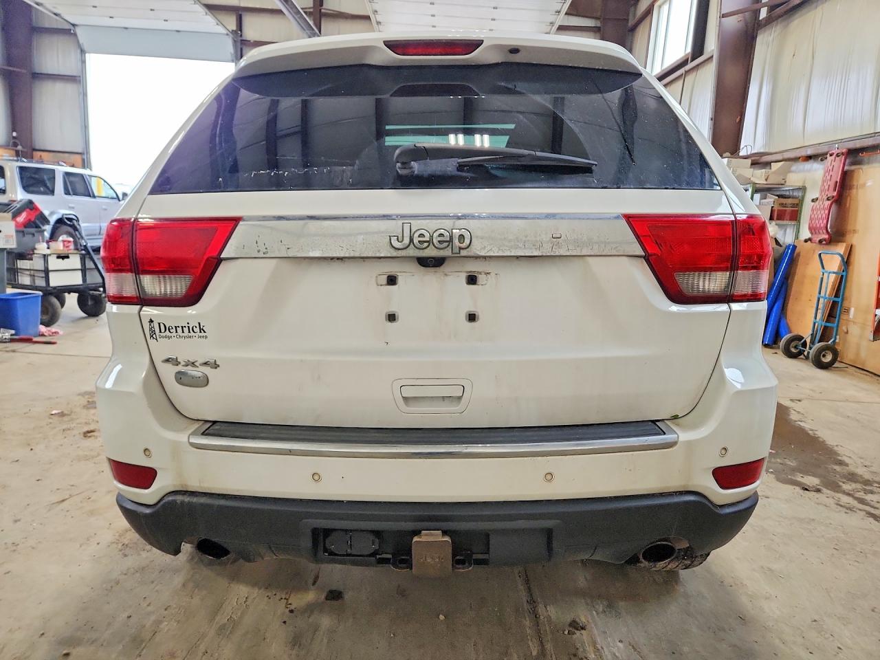 2013 Jeep Grand Cherokee Overland Белый vin: 1C4RJFCT2DC603050