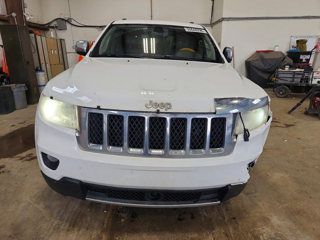 2013 Jeep Grand Cherokee Overland Белый vin: 1C4RJFCT2DC603050