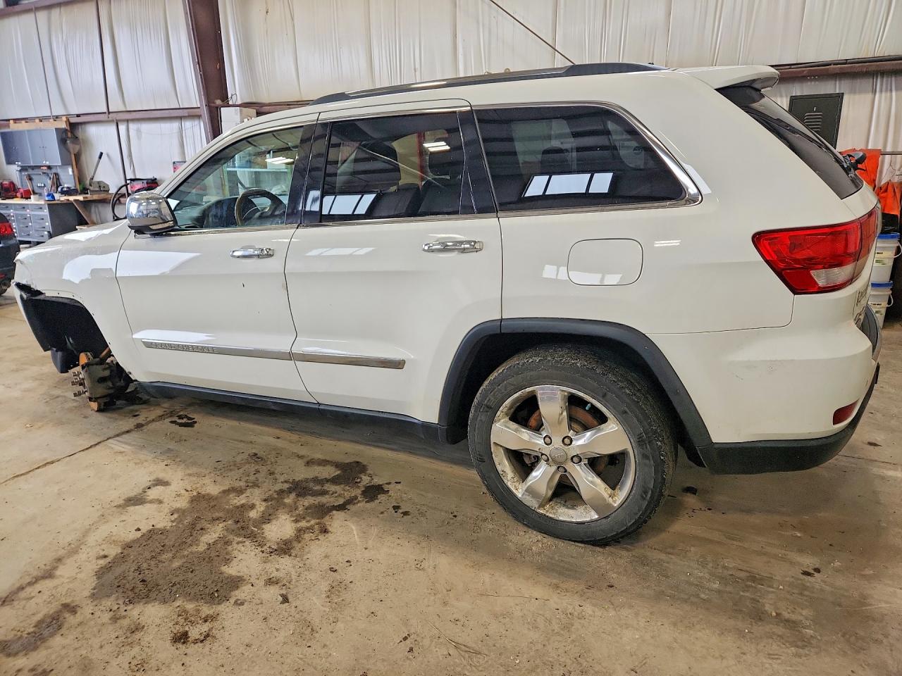 2013 Jeep Grand Cherokee Overland Белый vin: 1C4RJFCT2DC603050
