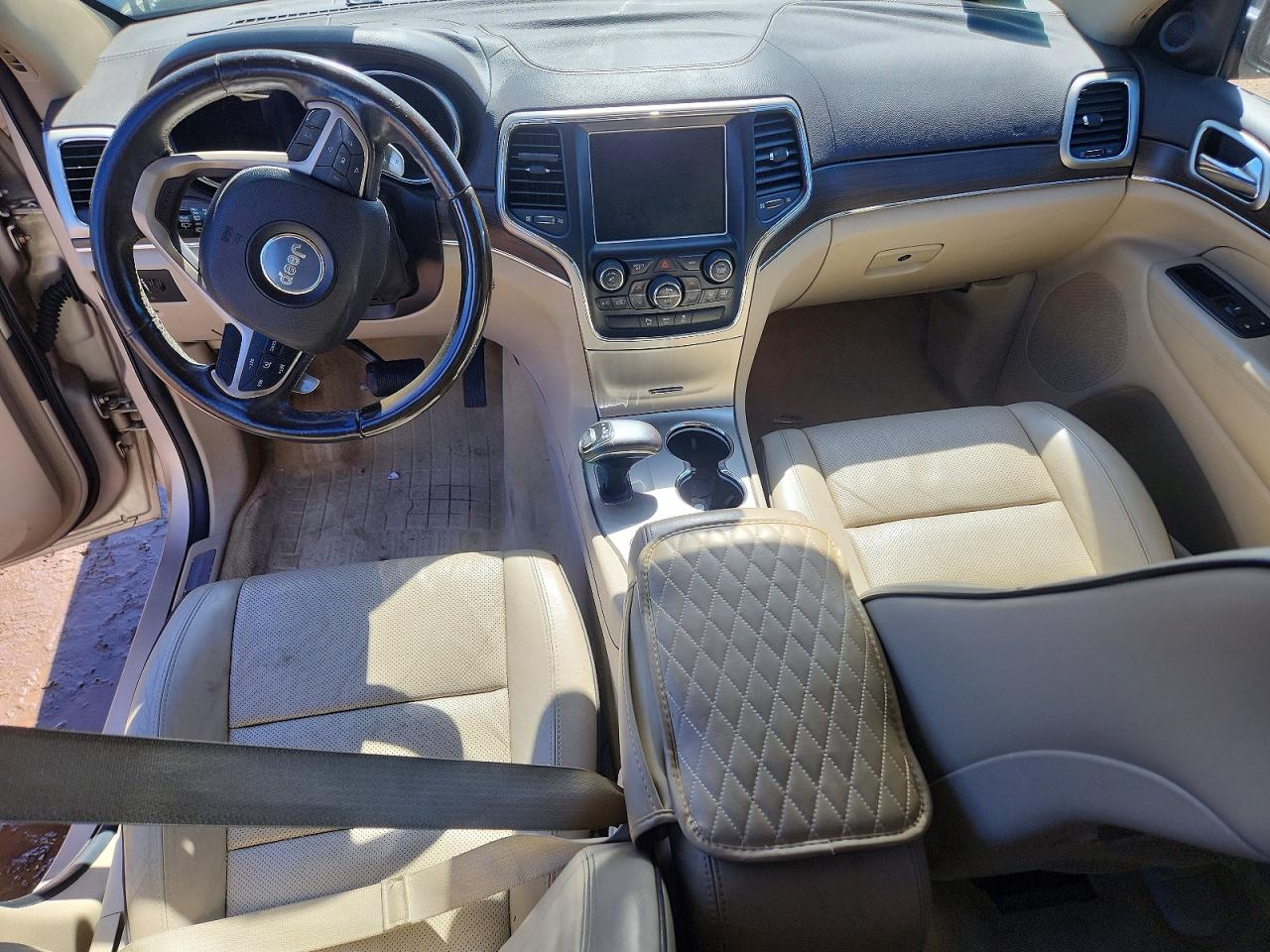 2014 Jeep Grand Cherokee Overland Tan vin: 1C4RJFCT2EC148122