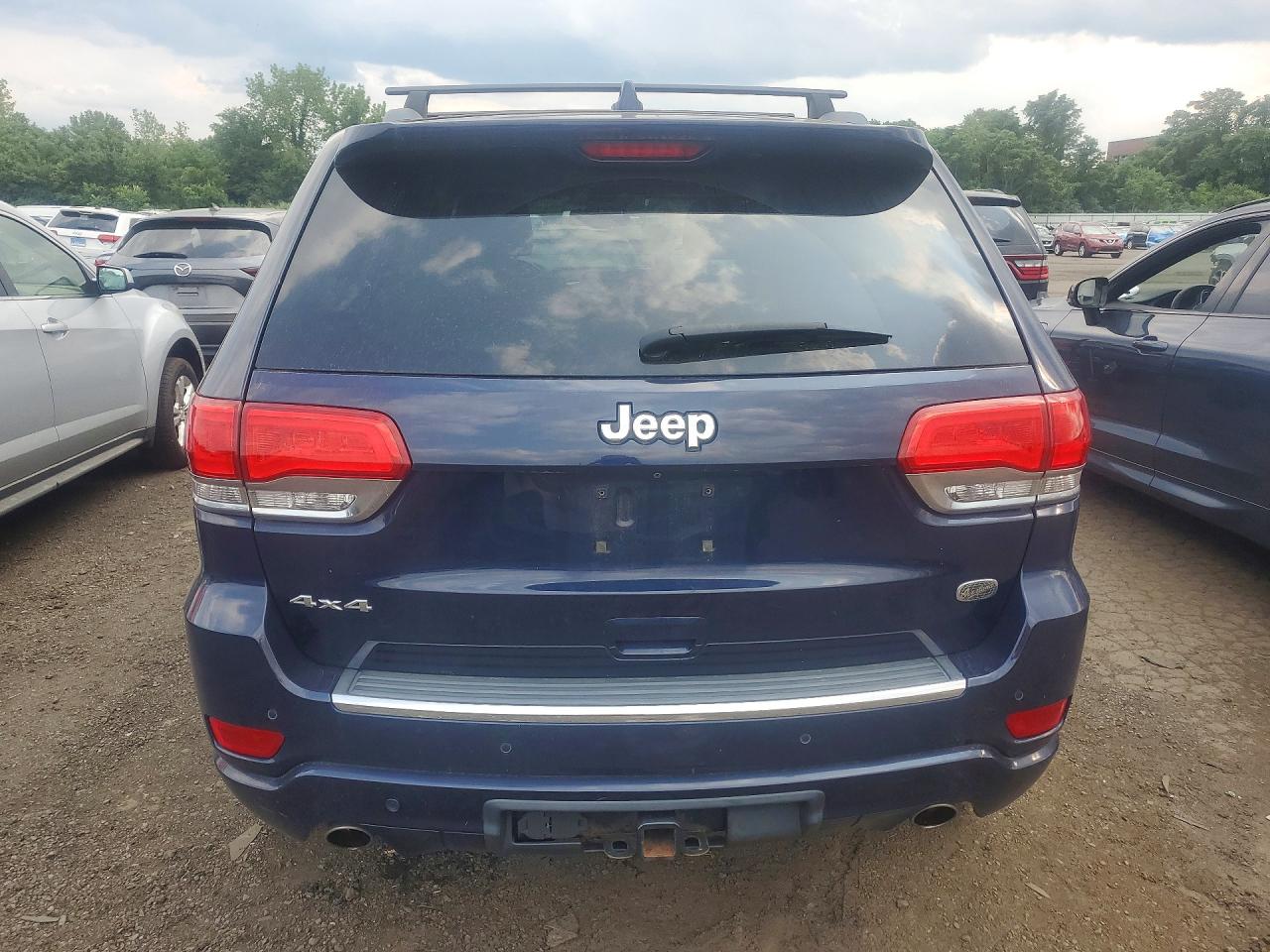 2014 Jeep Grand Cherokee Overland Blue vin: 1C4RJFCT2EC518369