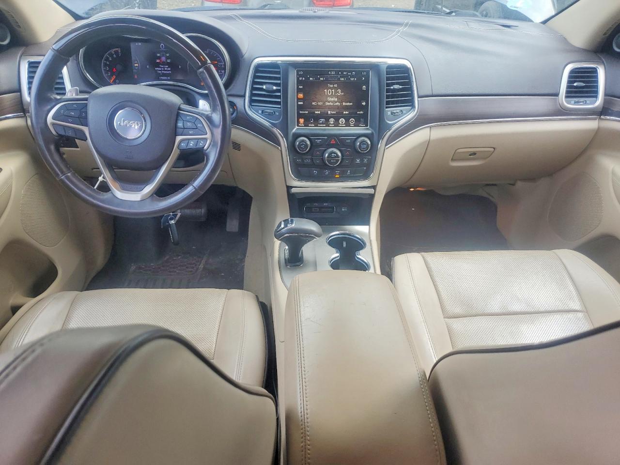 2014 Jeep Grand Cherokee Overland Blue vin: 1C4RJFCT2EC518369