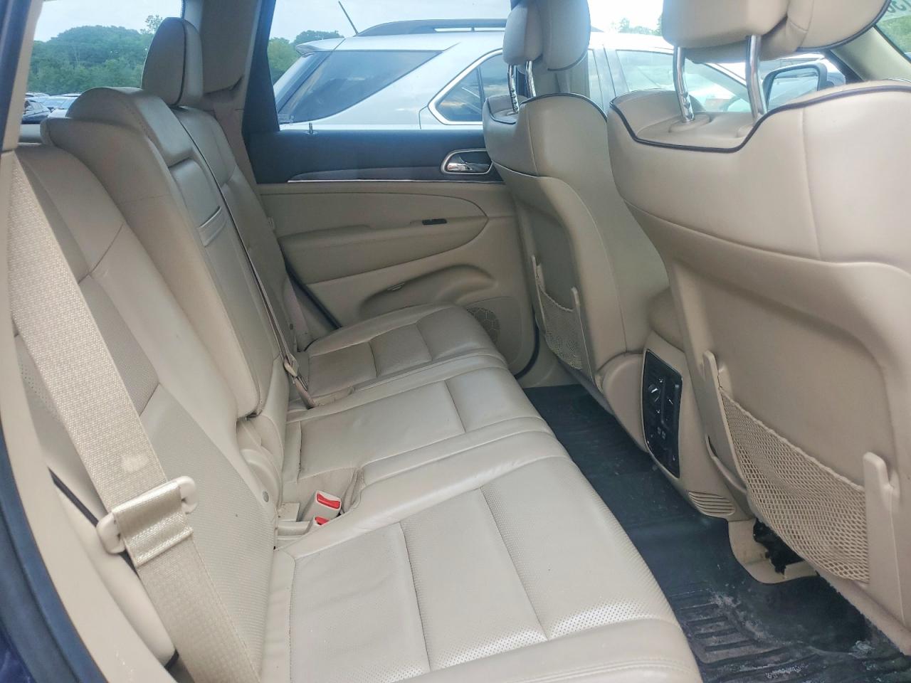 2014 Jeep Grand Cherokee Overland Blue vin: 1C4RJFCT2EC518369
