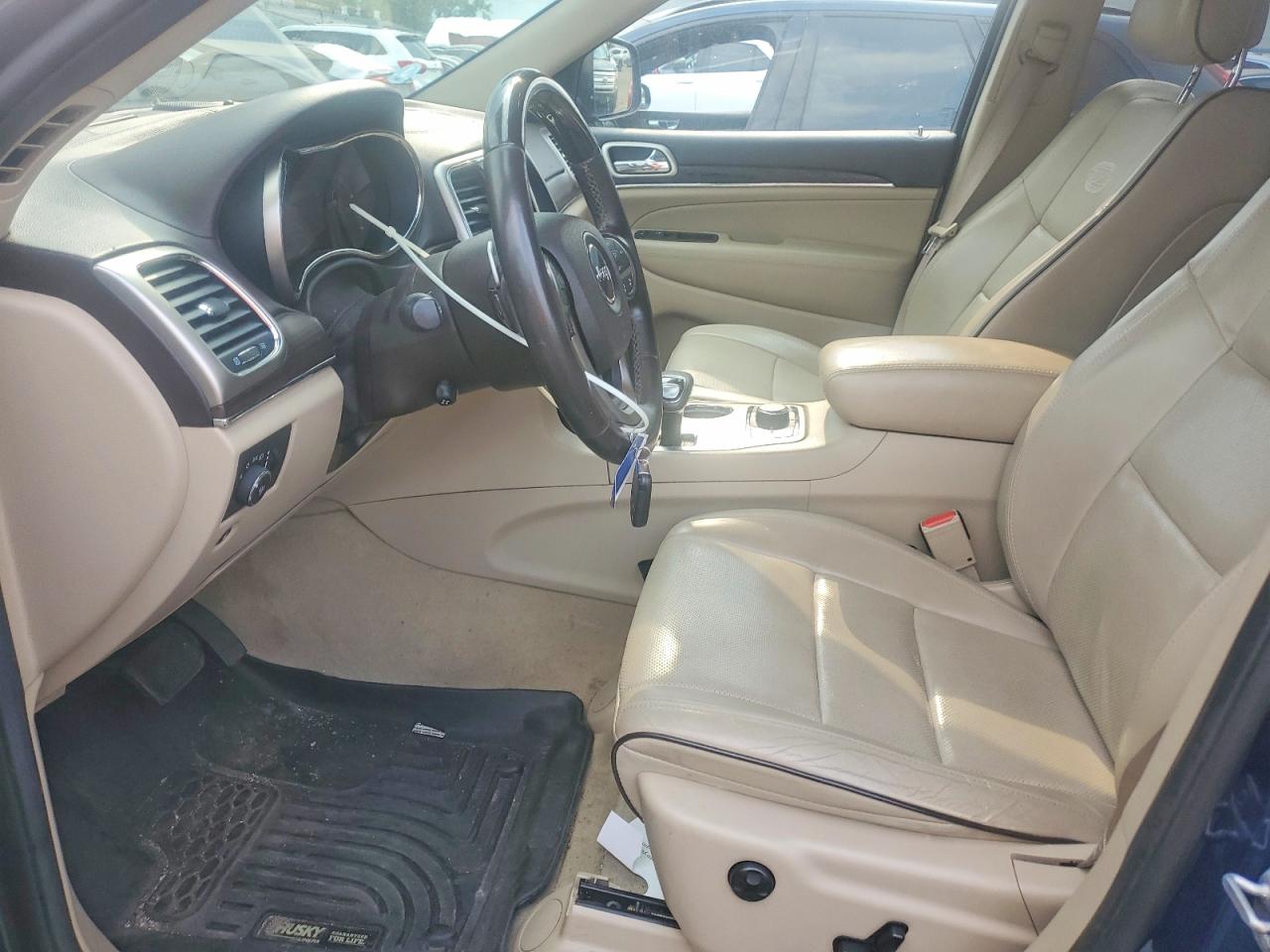2014 Jeep Grand Cherokee Overland Blue vin: 1C4RJFCT2EC518369