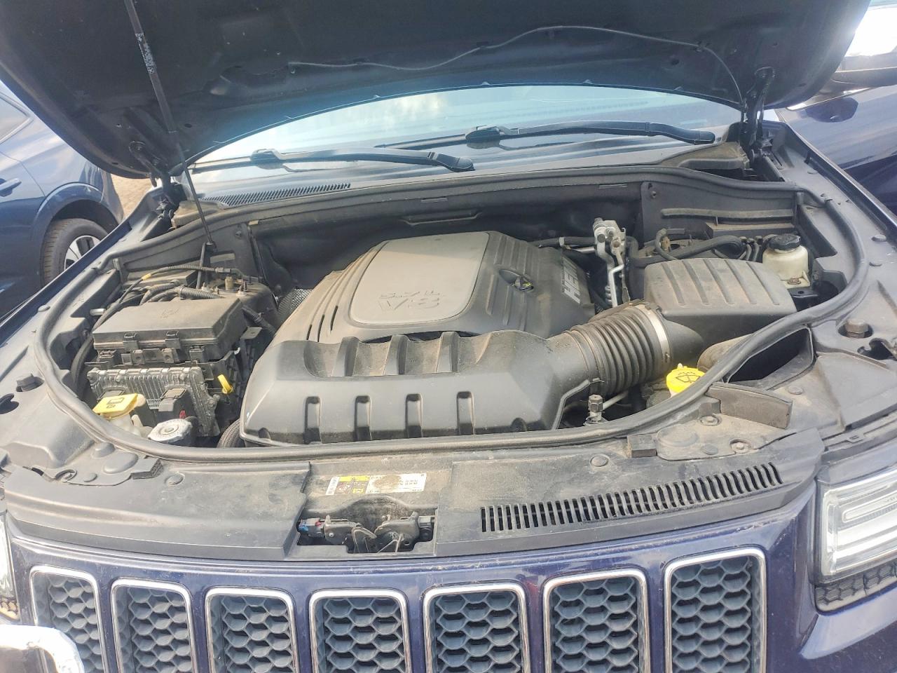 2014 Jeep Grand Cherokee Overland Blue vin: 1C4RJFCT2EC518369