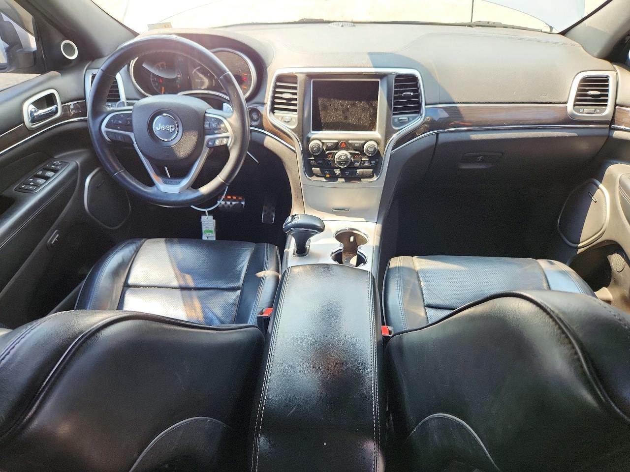 2015 Jeep Grand Cherokee Overland Silver vin: 1C4RJFCT2FC106356
