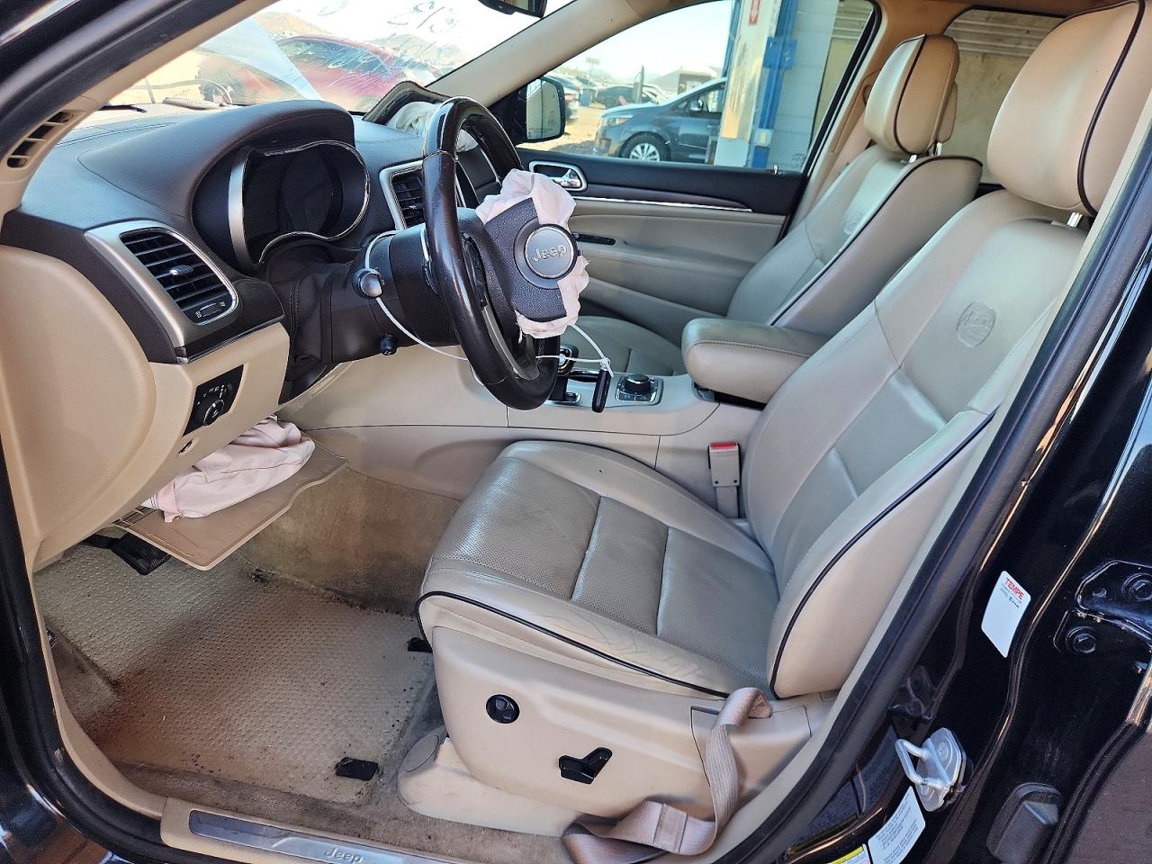 2015 Jeep Grand Cherokee Overland Black vin: 1C4RJFCT2FC722459