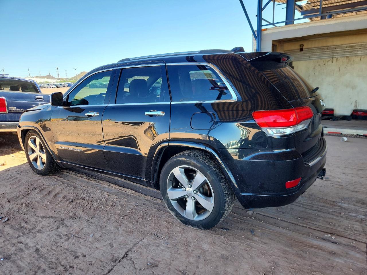 2015 Jeep Grand Cherokee Overland Black vin: 1C4RJFCT2FC722459
