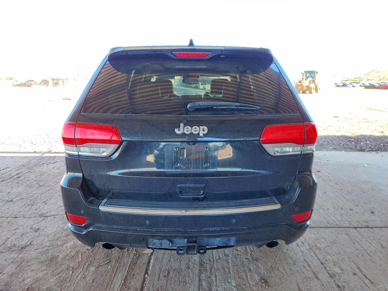 2015 Jeep Grand Cherokee Overland Black vin: 1C4RJFCT2FC722459