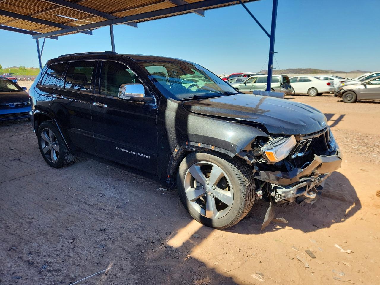 2015 Jeep Grand Cherokee Overland Black vin: 1C4RJFCT2FC722459
