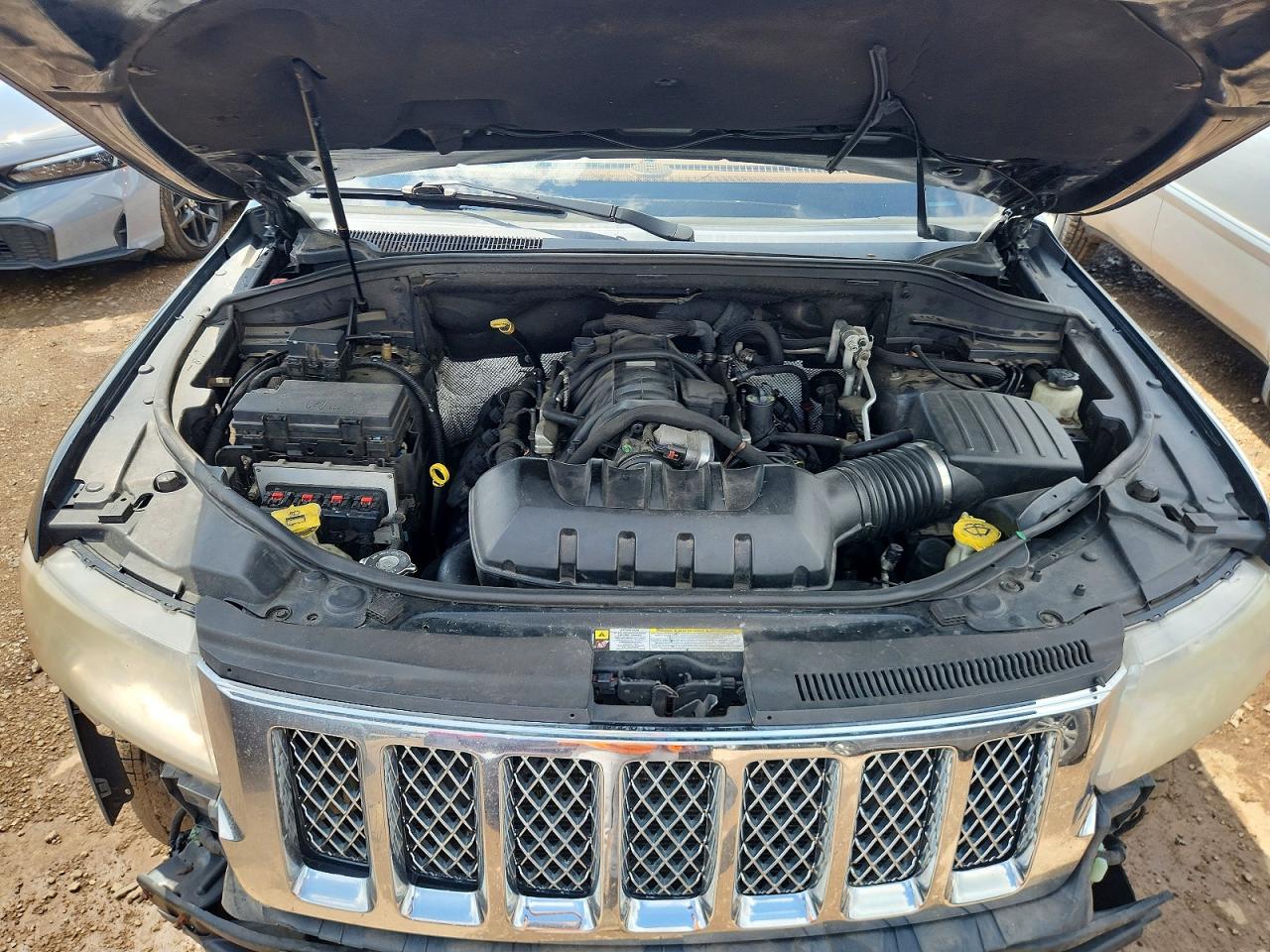 2012 Jeep Grand Cherokee Overland Black vin: 1C4RJFCT3CC105258
