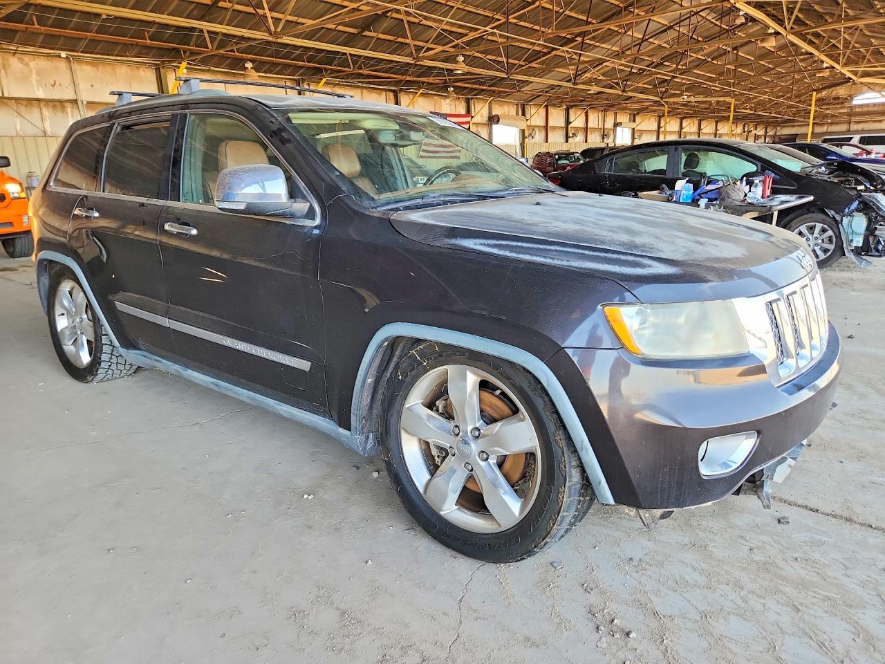 2012 Jeep Grand Cherokee Overland Black vin: 1C4RJFCT3CC181952