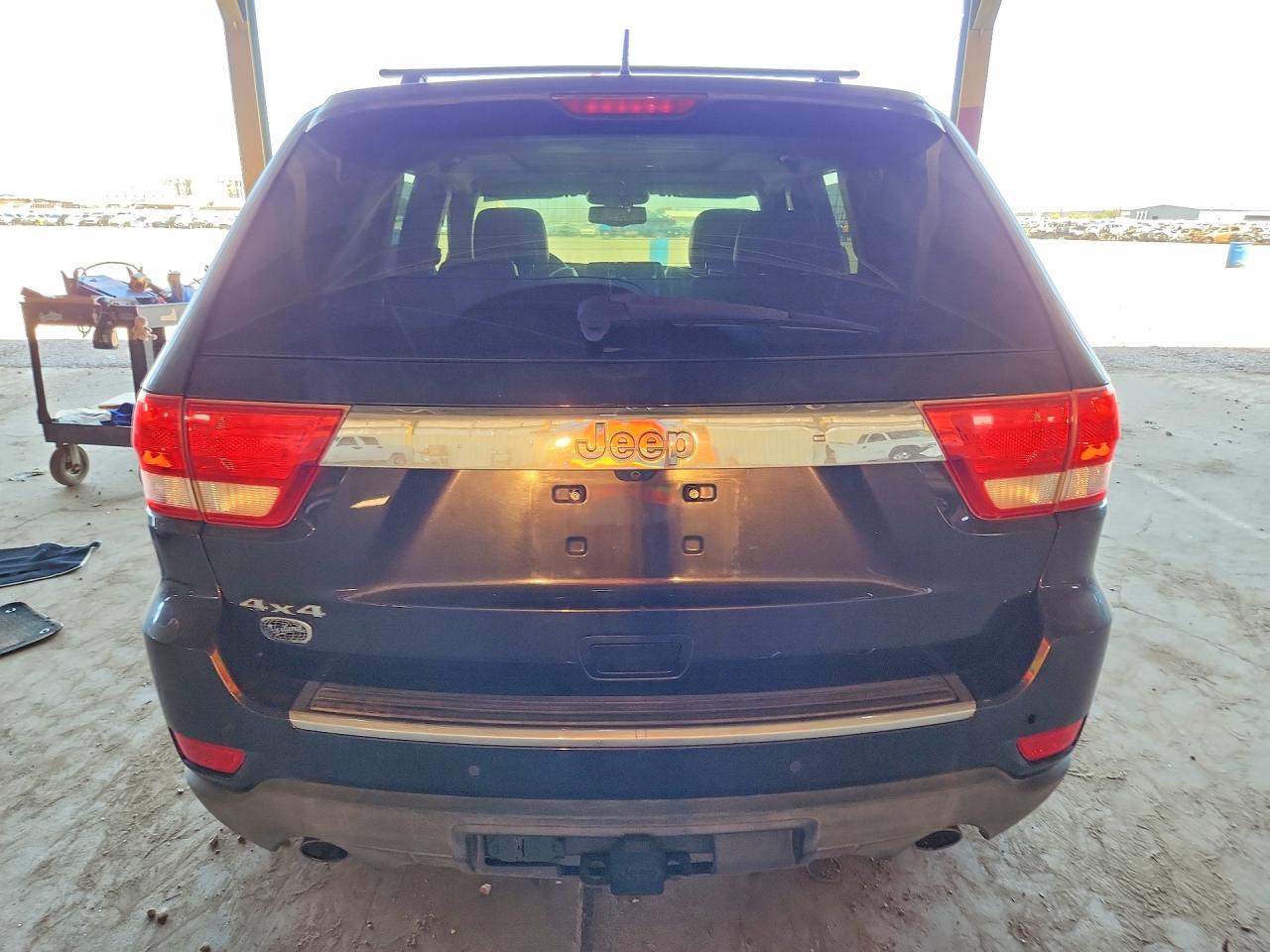 2012 Jeep Grand Cherokee Overland Black vin: 1C4RJFCT3CC181952