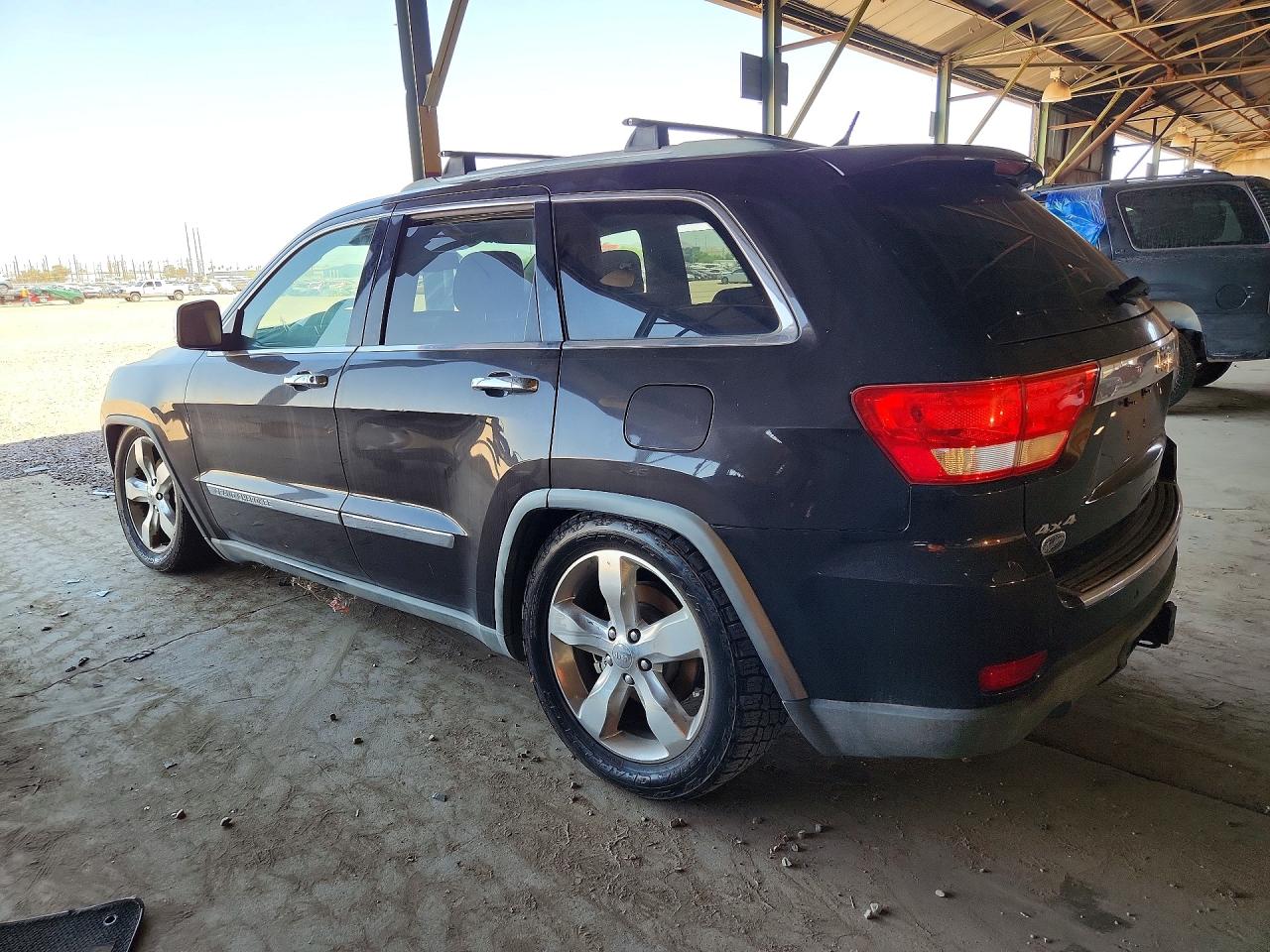 2012 Jeep Grand Cherokee Overland Black vin: 1C4RJFCT3CC181952