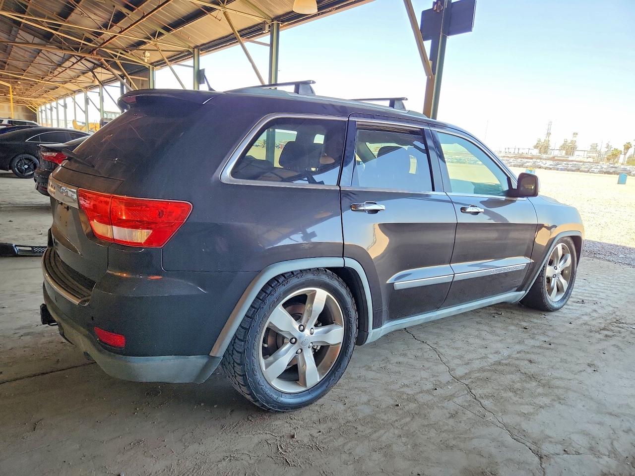 2012 Jeep Grand Cherokee Overland Black vin: 1C4RJFCT3CC181952