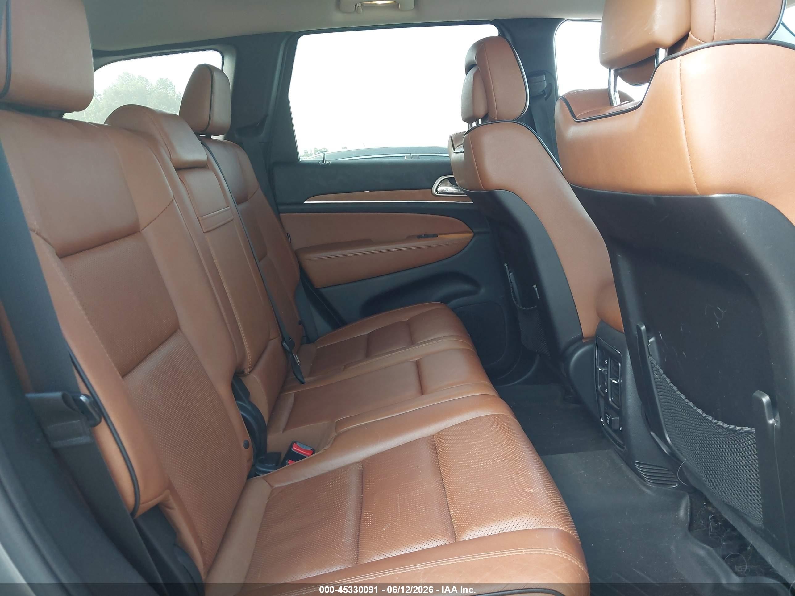 2012 Jeep Grand Cherokee Overland Gray vin: 1C4RJFCT3CC226257
