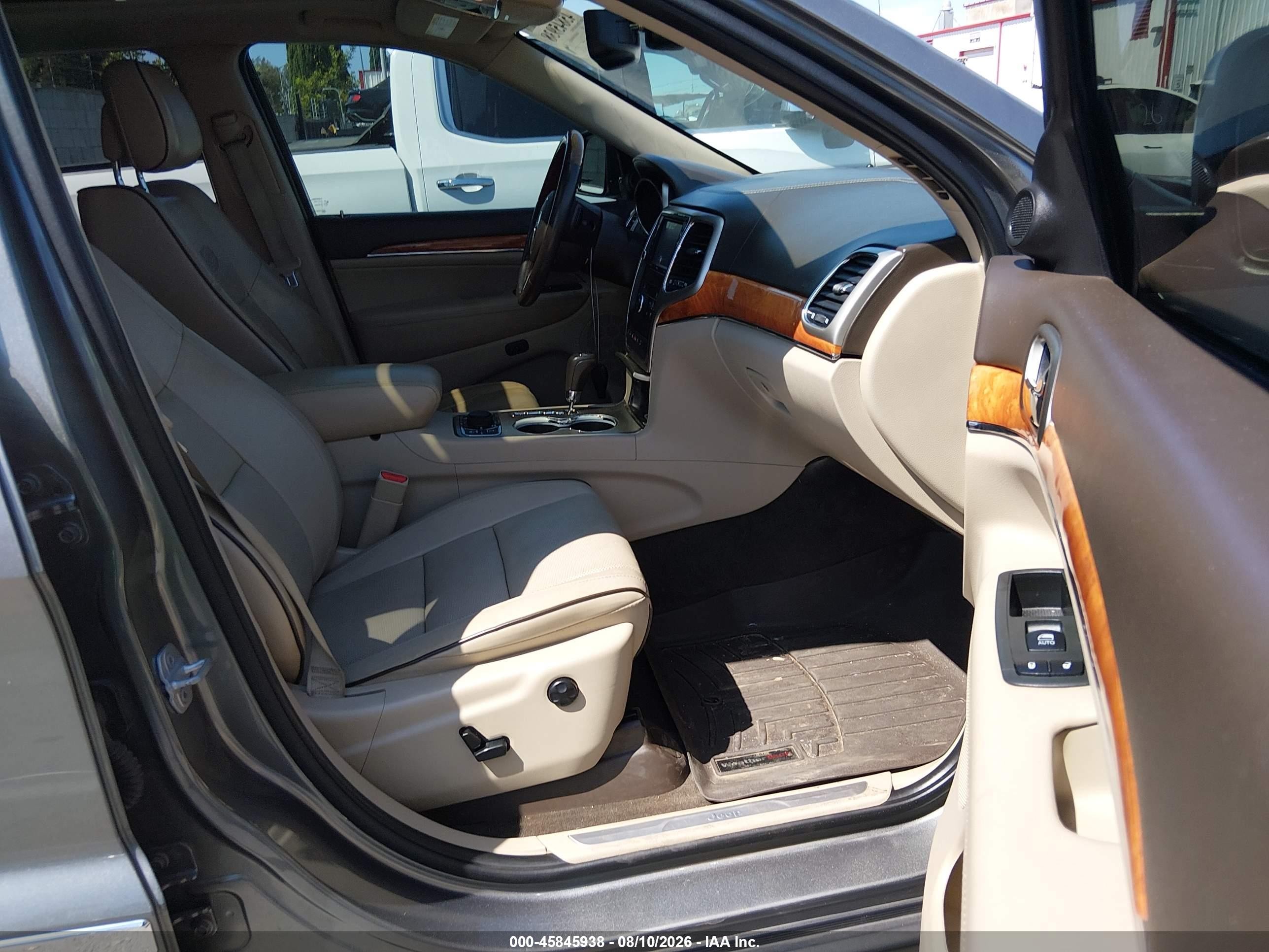 2012 Jeep Grand Cherokee Overland Gray vin: 1C4RJFCT3CC262949