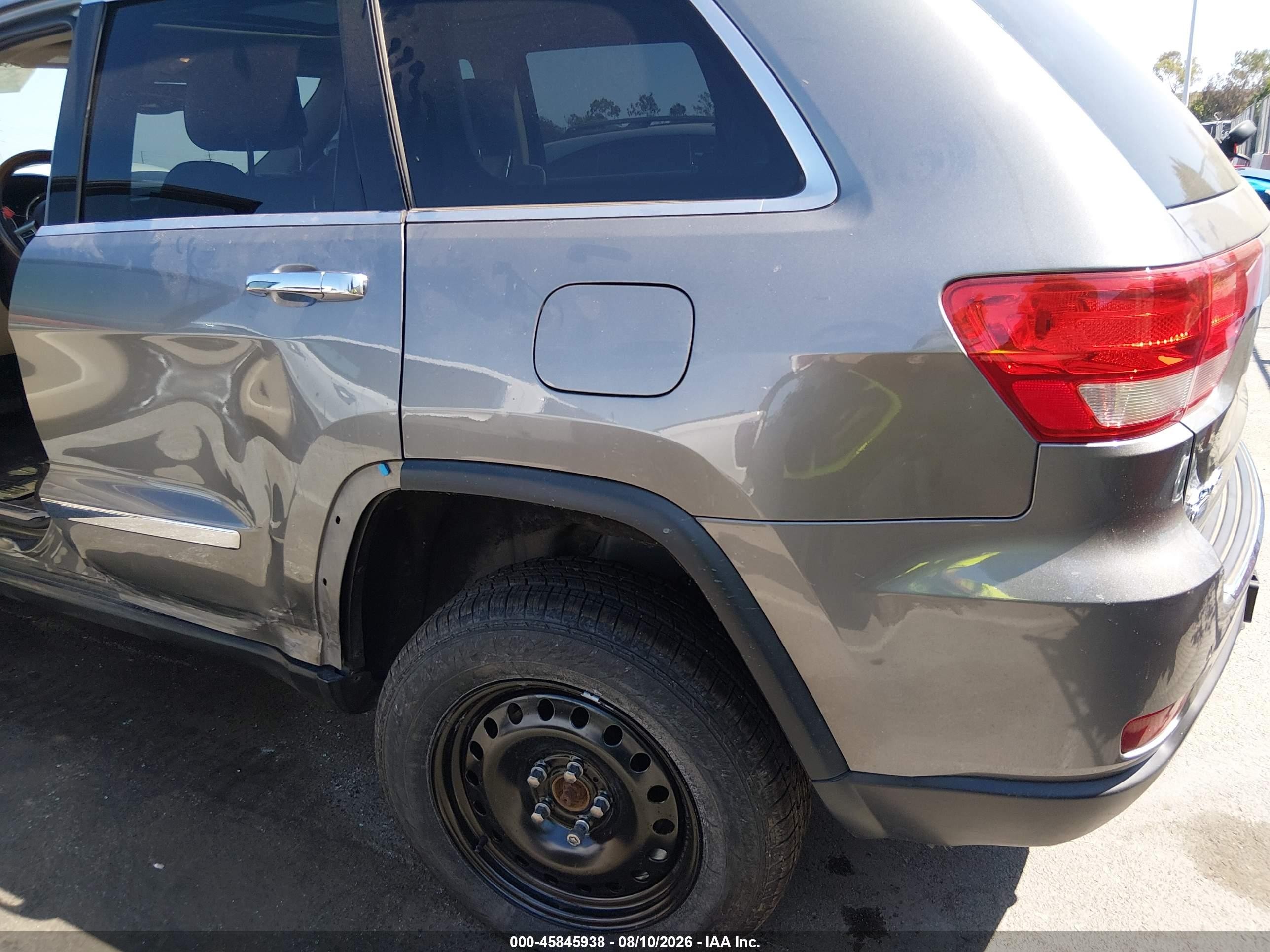 2012 Jeep Grand Cherokee Overland Gray vin: 1C4RJFCT3CC262949