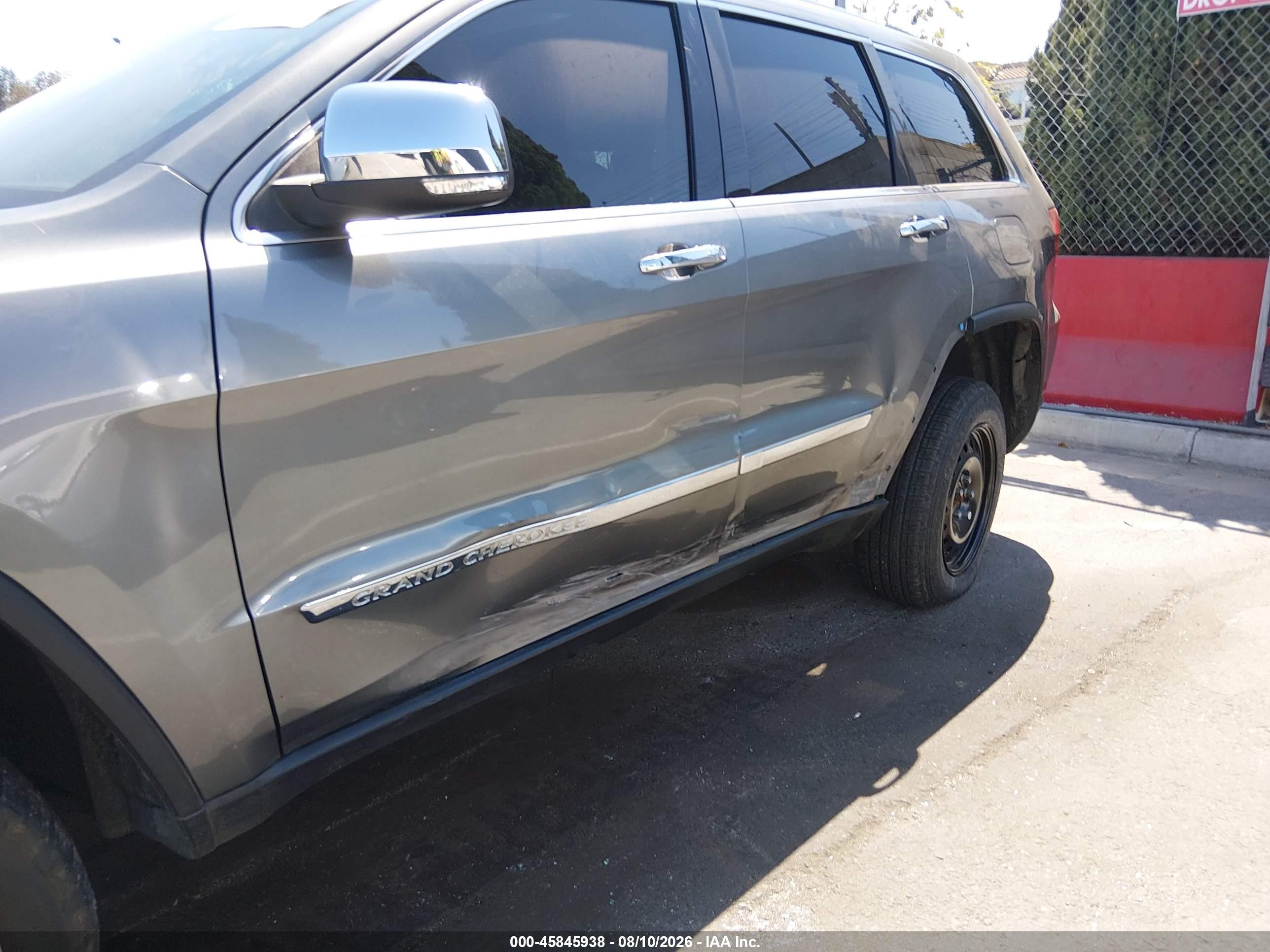 2012 Jeep Grand Cherokee Overland Gray vin: 1C4RJFCT3CC262949
