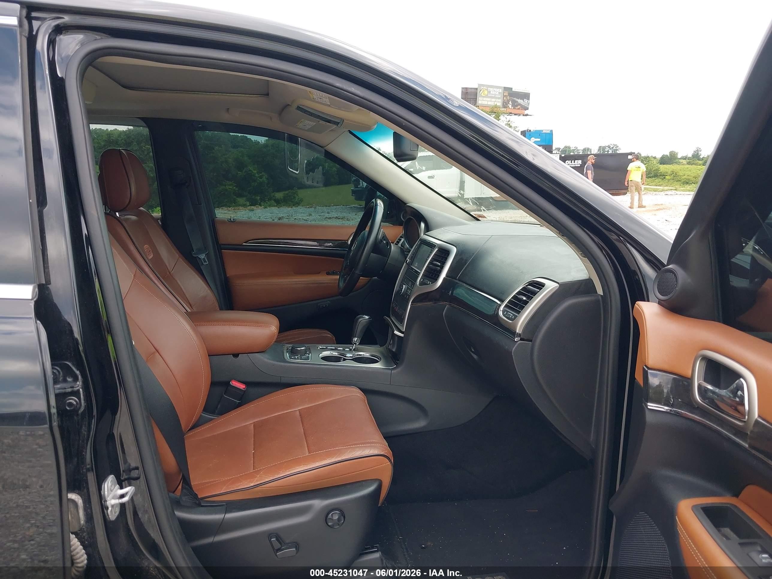 2012 Jeep Grand Cherokee Overland Black vin: 1C4RJFCT3CC326813