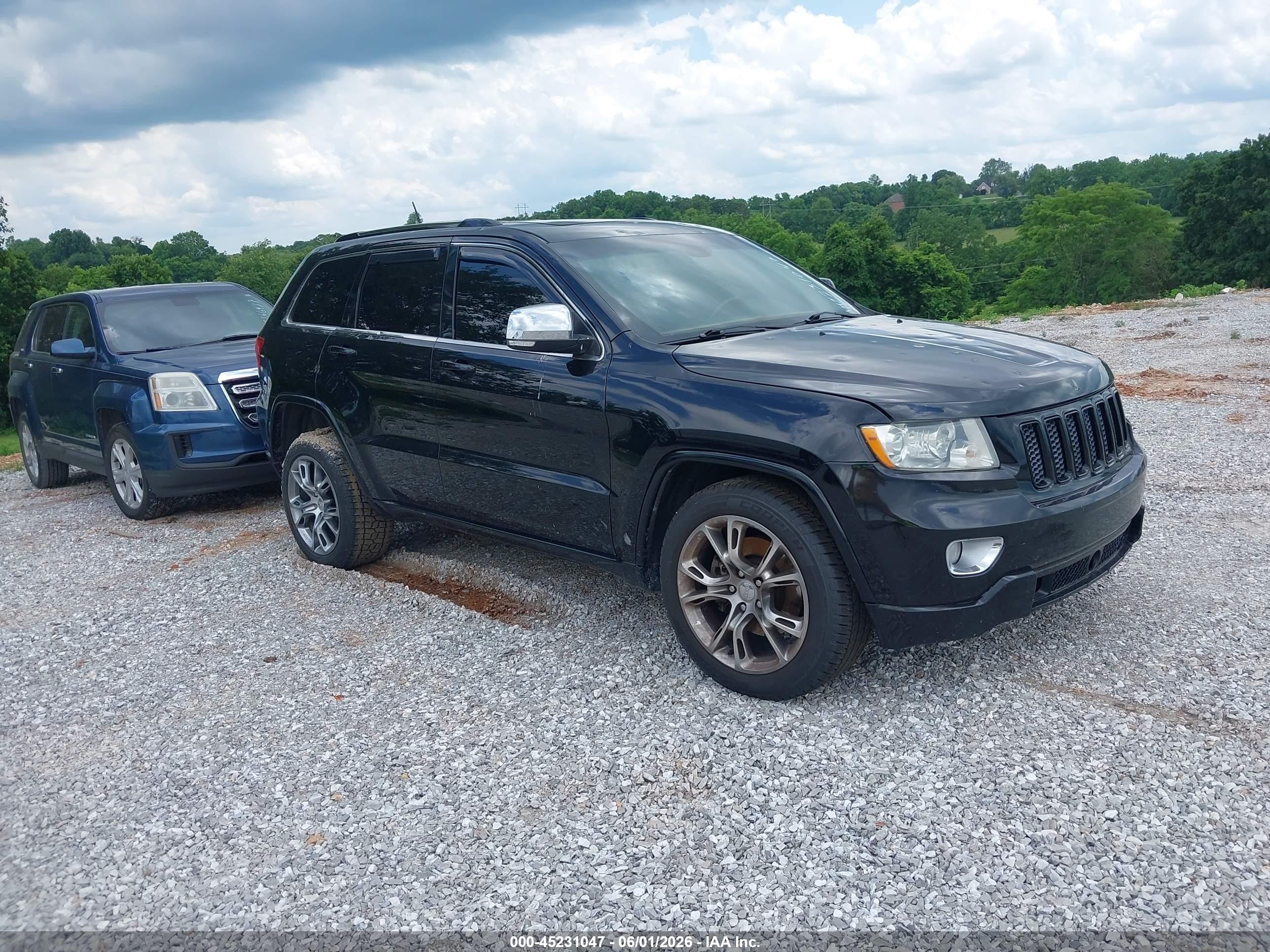 2012 Jeep Grand Cherokee Overland Black vin: 1C4RJFCT3CC326813