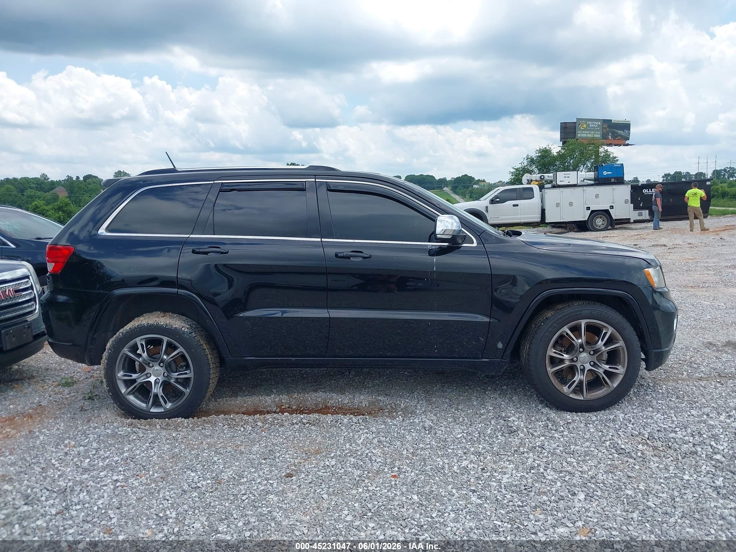 2012 Jeep Grand Cherokee Overland Black vin: 1C4RJFCT3CC326813